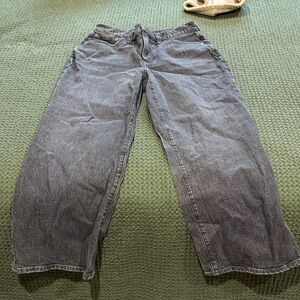 Madewell Womens Relaxed Gray Jeans